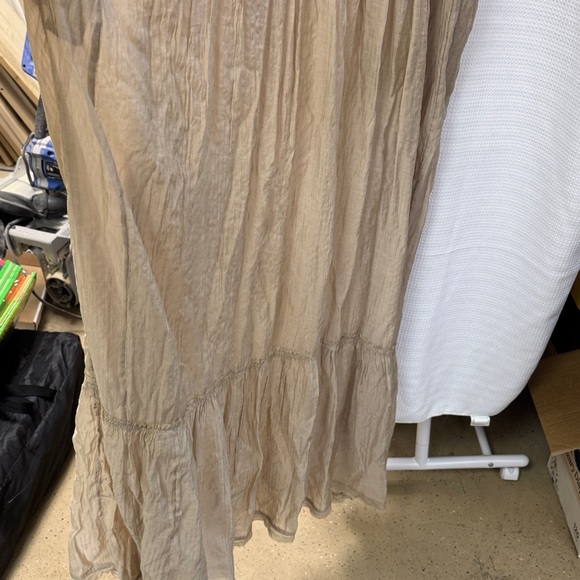 Free People Frankie Pintuck Maxi Dress in Ivory - Picture 8 of 10